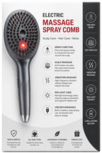 Electric Massage Spray Comb – 3-in-1 Hair Care Brush