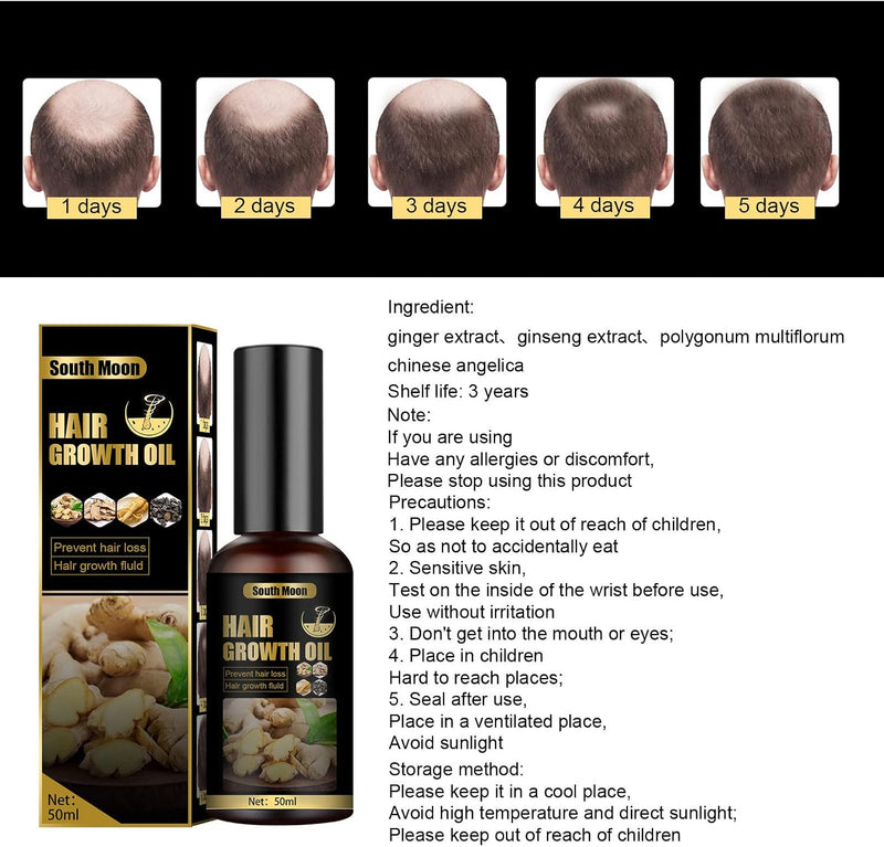 South Moon Ginger Hair Growth Oil – 50ml