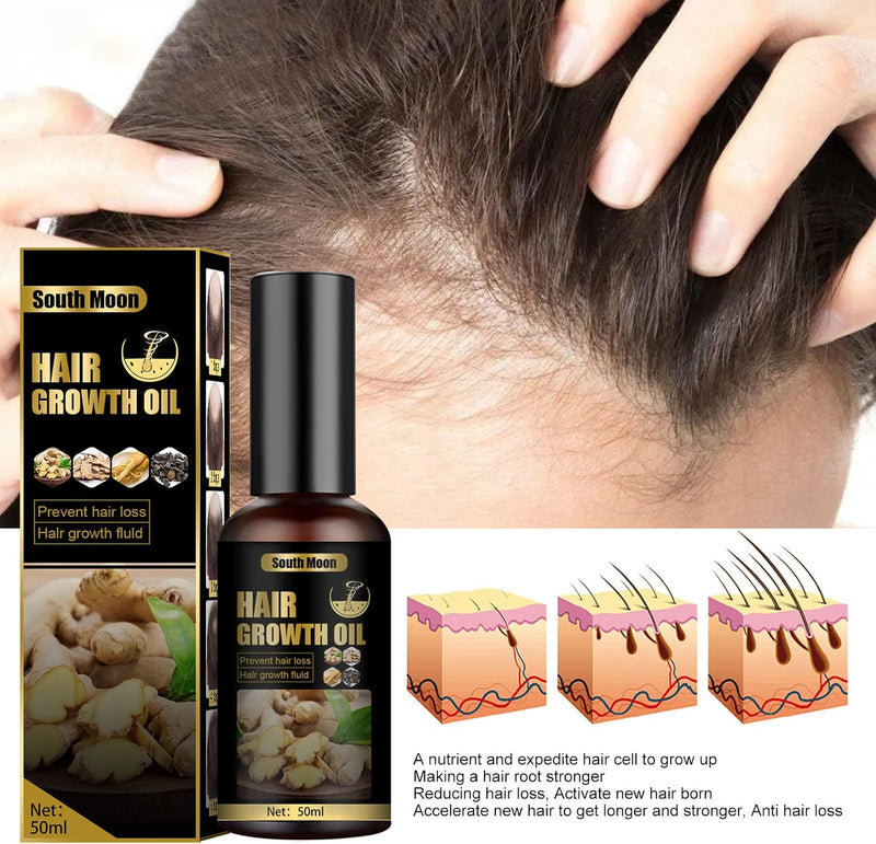 South Moon Ginger Hair Growth Oil – 50ml