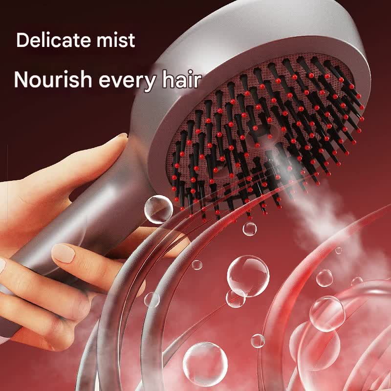 Electric Massage Spray Comb – 3-in-1 Hair Care Brush