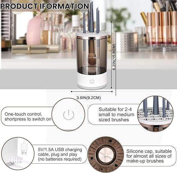 Electric Makeup Brush Cleaner & Dryer