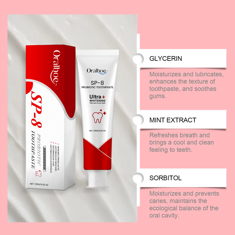 Oralhoe SP-8 Probiotic Toothpaste – Advanced Daily Oral Care