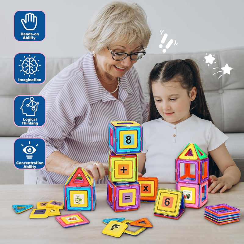 JIANDJA STEM Magnetic Building Blocks – 42PCS
