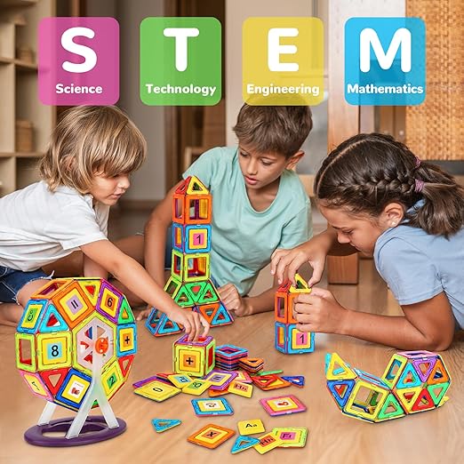 JIANDJA STEM Magnetic Building Blocks – 42PCS